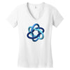 imu logo wt Women's V-Neck T-Shirt