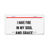 June Girl License Plate