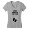 Extra Thankful This Year Women's V-Neck T-Shirt