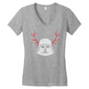 darth vader reindeer Women's V-Neck T-Shirt