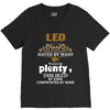 leo hated by many wanted by plenty disliked by some confronted by none V-Neck Tee