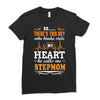 There's This Boy Who Stole My Heart He Calls Me Stepmom Ladies Fitted T-Shirt