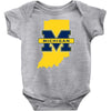 indiana for michigan Baby Bodysuit