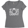 i love photography best trending Women's Triblend Scoop T-shirt