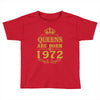 queens are born in 1972 Toddler T-shirt