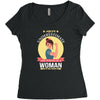 underestimate woman Women's Triblend Scoop T-shirt