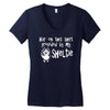 sheltie hair Women's V-Neck T-Shirt