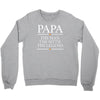 papa man myth legend Crewneck Sweatshirt