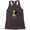 i don't do mornings Racerback Tank