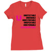 U=U Undetectable = Untransmittable Ladies Fitted T-Shirt