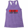 do not look honey back Racerback Tank