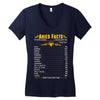 Aries Facts Zodiac Women's V-Neck T-Shirt