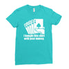 bought this shirt with your money poker Ladies Fitted T-Shirt