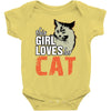 This Girl Loves Her Cat Baby Onesie