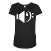 bass speaker Maternity Scoop Neck T-shirt