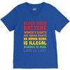 black lives matters, women's rights are human rights V-Neck Tee