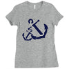 double anchor Ladies Fitted T-Shirt