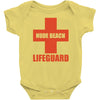nude beach   lifeguard Baby Bodysuit