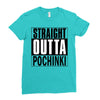 pubg - straight outta pochinki Ladies Fitted T-Shirt