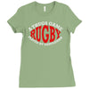 rugby a thugs game played by gentleman Ladies Fitted T-Shirt