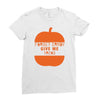halloween forget candy give me tacos pumpkin Ladies Fitted T-Shirt