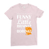 funny little brains Ladies Fitted T-Shirt