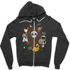 pitfalls and perils Zipper Hoodie