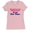 beer t shirt who said beer won't make you smart it made bud wiser funn Ladies Fitted T-Shirt