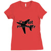 plane crazy Ladies Fitted T-Shirt