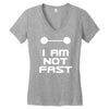 not fast Women's V-Neck T-Shirt