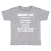 Super January Girl Toddler T-shirt