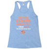 i wear peach for some special to me Racerback Tank
