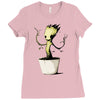 baby groot Ladies Fitted T-Shirt