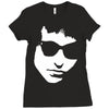 bob dylan Ladies Fitted T-Shirt