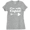 i'm with cupid Ladies Fitted T-Shirt