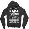 papa und tochter Zipper Hoodie