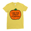 great pumpkin Ladies Fitted T-Shirt