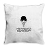 prepared for diaper Throw Pillow
