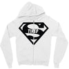 super tired superman Zipper Hoodie