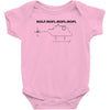 roflcopter funny t shirt geek nerd college gamer Baby Onesie