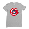 deadpool was here (captain america) Ladies Fitted T-Shirt