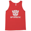be optimistic transformers   robot optimus prime movie autobots show t Tank Top