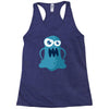 angry monster Racerback Tank