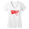 merry christmas santa claus Women's V-Neck T-Shirt