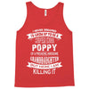 Super Cool Poppy Of A Freaking Awesome Granddaughter Tank Top