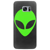 uomo alieno ufo stampa verde fluo divertente mitiche Samsung Galaxy S7 Edge