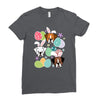 easter boxer Ladies Fitted T-Shirt