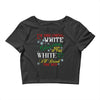 i'm dreaming of a white christms but if the white runs out i'll drink Crop Top