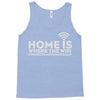 home is where the wifi Tank Top