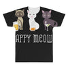happy meowr All Over Men's T-shirt